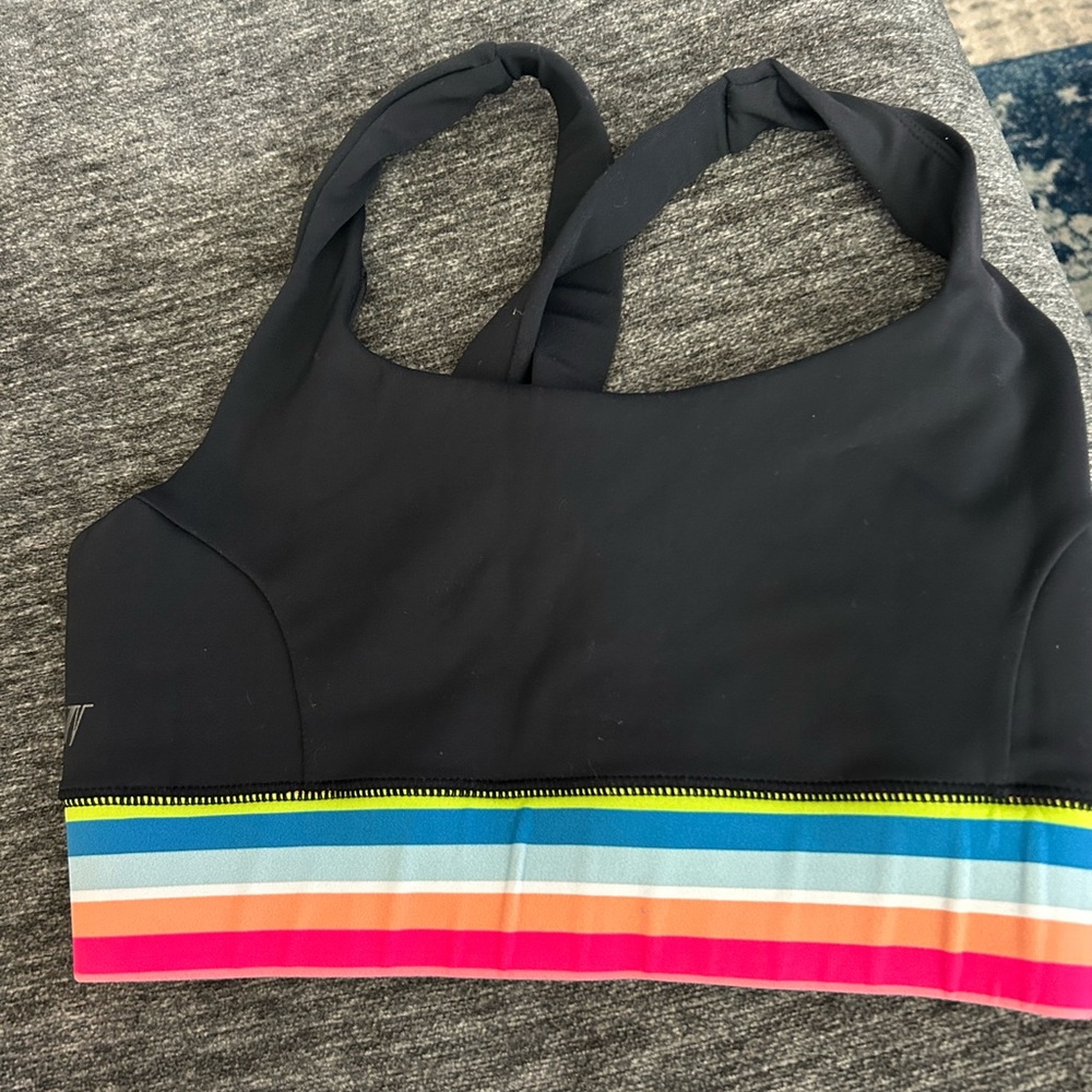 IVL Rainbow Stripe Sports Bra Size 4